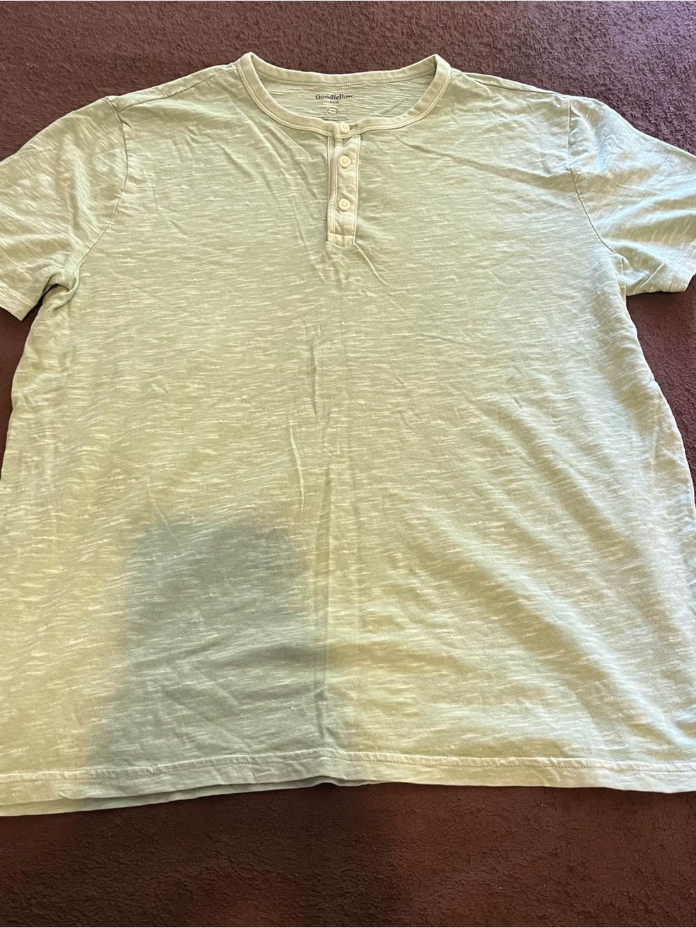 Goodfellow & Co Light Mint Henley Tee